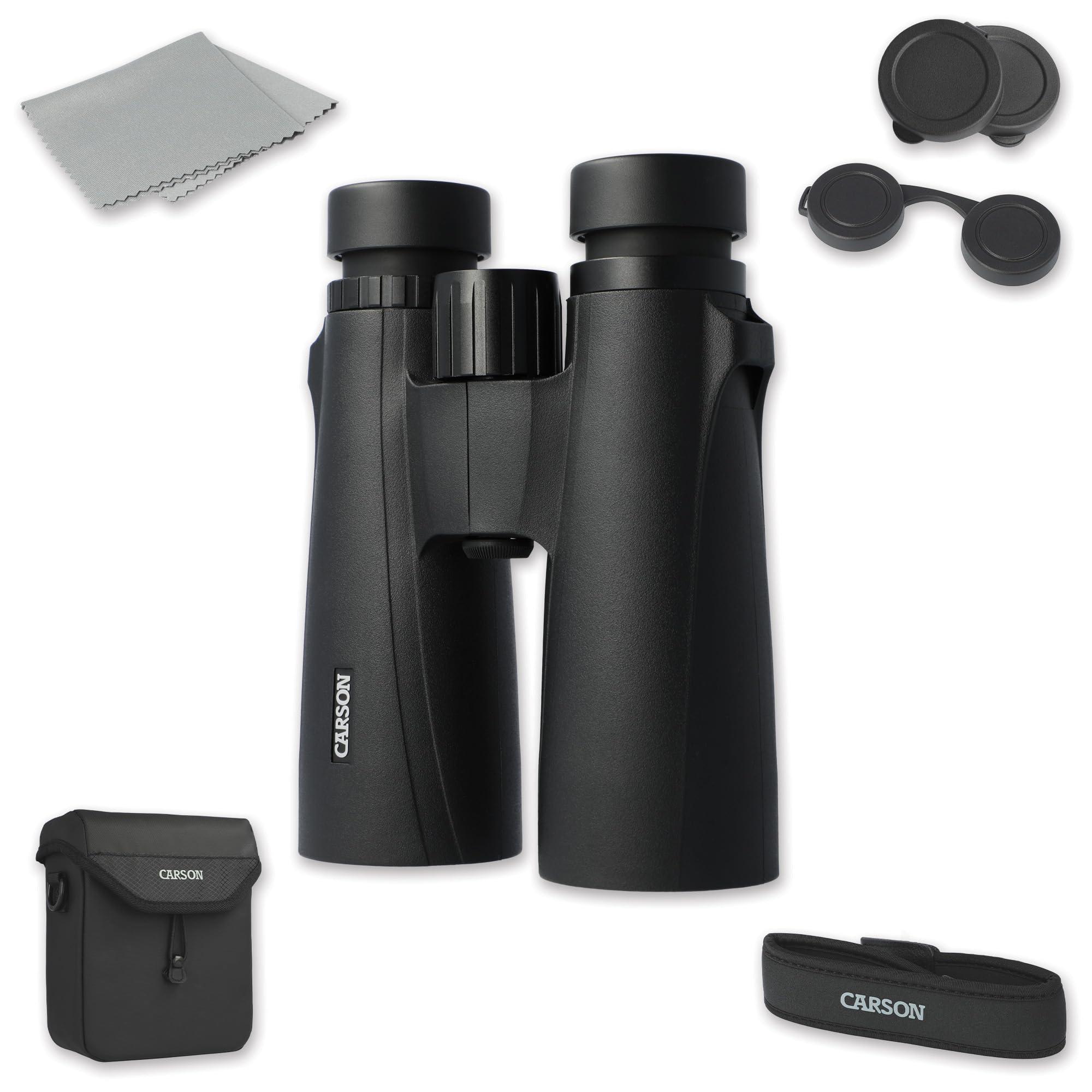 Carson Carson VX Series 12x50mm Full Sized High Definition Waterproof Binoculars, Black (VX-250)