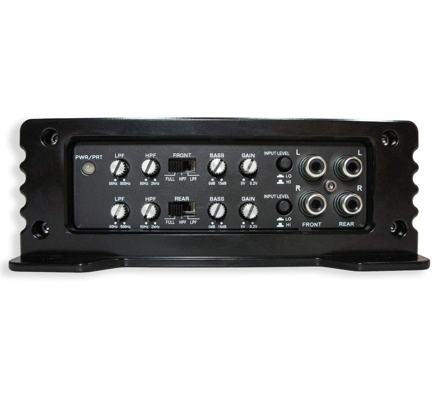 Harmony Audio Harmony Audio HA-A400.4 Amp Bundle with (2) HA-R46 Speakers Compatible with Porsche 944 1983-1993 Factory Speaker Replacement