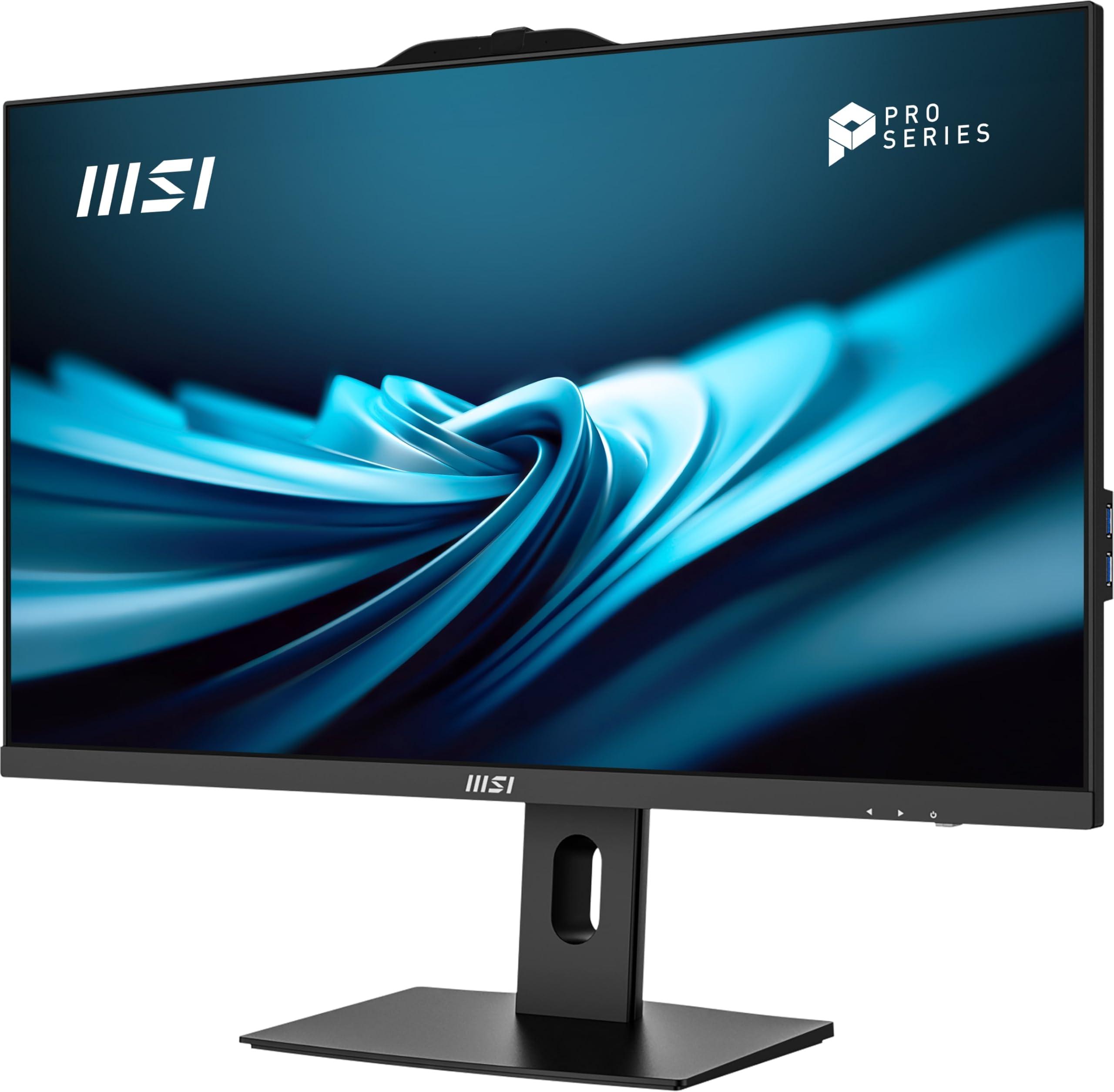 MSI MSI PRO AP272P 27 IPS FHD All-in-One PC: Intel Core i7-14700, 32GB DDR5, 1TB m.2 NVMe SSD, WiFi, Adjustable Stand, Keyboard & Mouse, Windows 11 Pro: 14M-600US