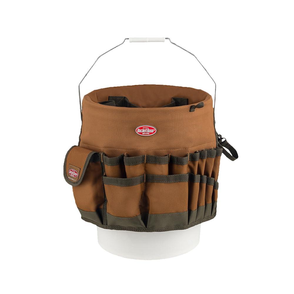 Bucket Boss Bucket Boss The Bucketeer Bucket Tool Organizer in Brown, 10030