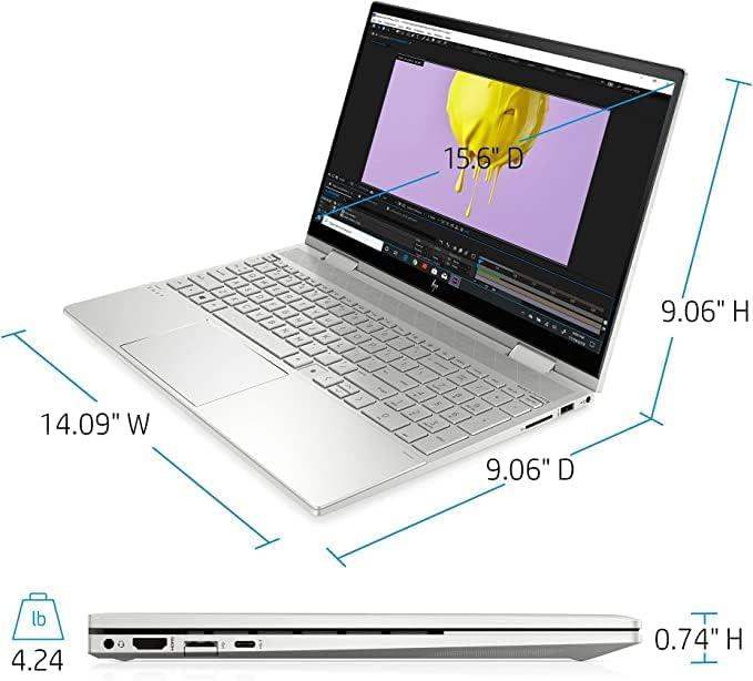 HP HP Envy x360 2-in-1 15.6" FHD Touchscreen Business Laptop, Intel Core i5-1135G7(Beats i7-1065G7), 16GB 3200MHz RAM, 1TB NVMe SSD, Fingerprint, Webcam, Backlit KB, Win 10 H, GM Accessories