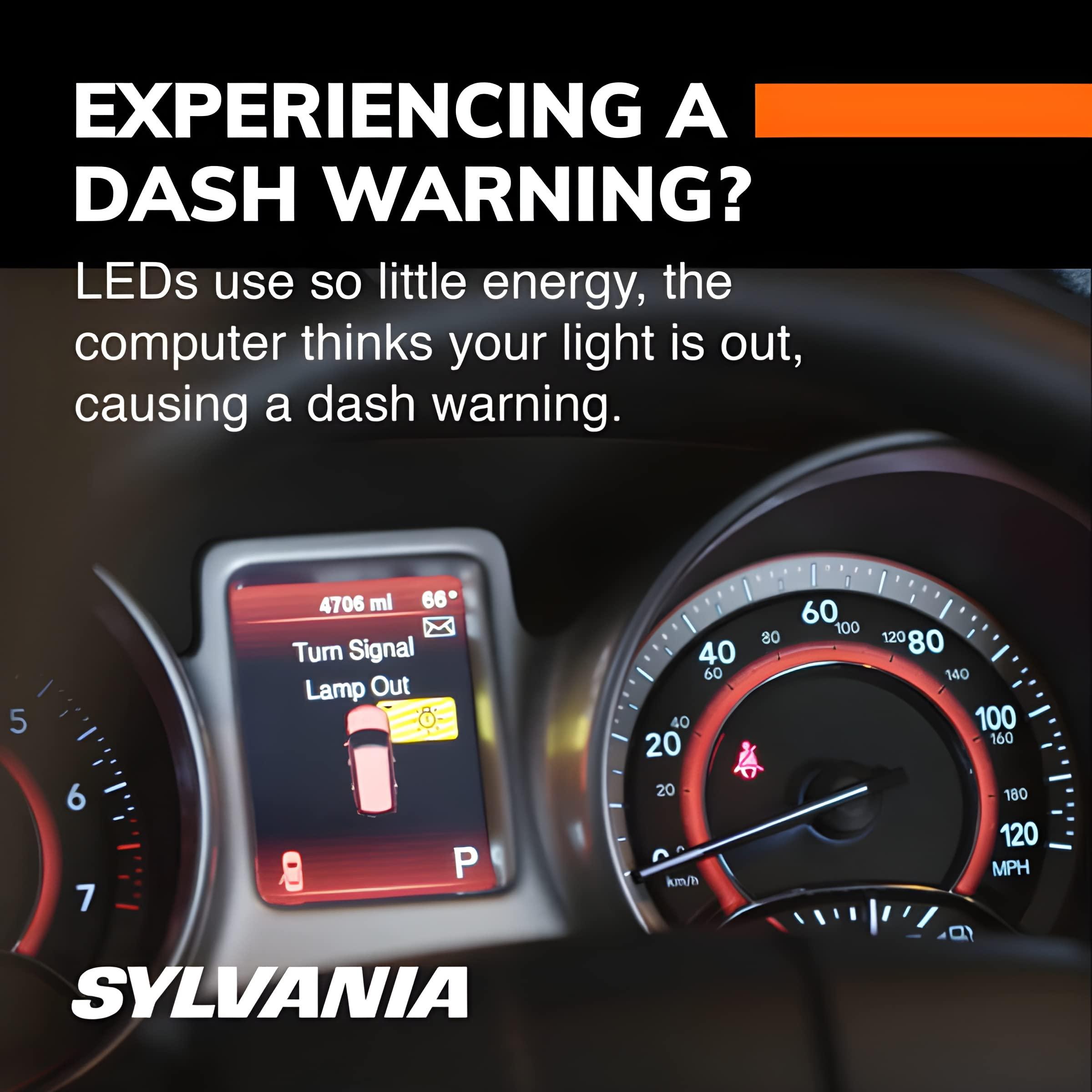 SYLVANIA SYLVANIA - Load Equalizer - Interior Lights Load Equalizer for LED Light Bulbs, Corrects Hyper Flash & Bulb Out Warning (Pack of 2) - 5 Watt (at 12.8V)