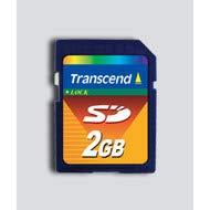 Transcend Information, Inc. Transcend TS2GSDC Transcend 2GB Secure Digital Card, SD Flash Memory Card