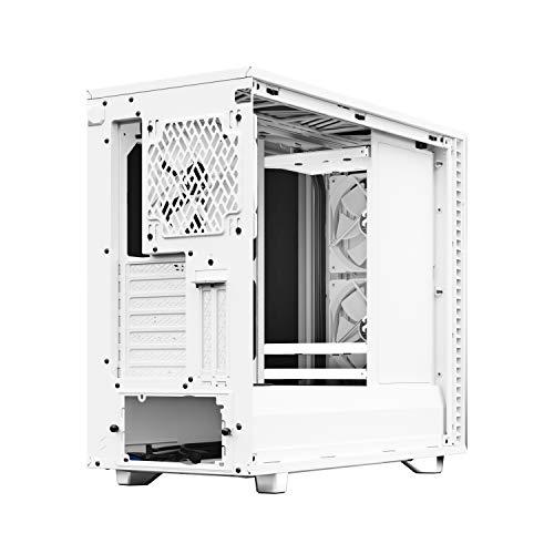 Fractal Design Fractal Design Define 7 White Brushed Aluminum/Steel E-ATX Silent Modular Tempered Glass Window Mid Tower Computer Case