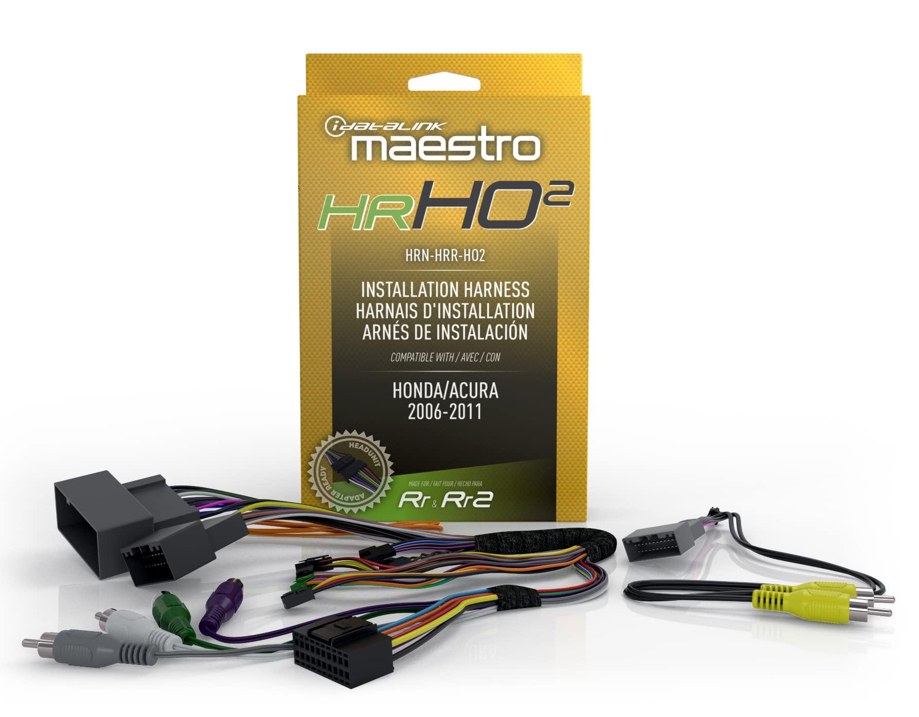 Idatalink Idatalink Maestro Compatible with Honda and Acura Vehicles (2006-2011) HRN-HRR-HO2 Plug and Play Harness