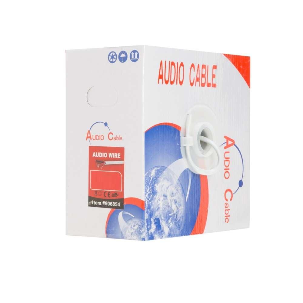 Cables Direct Online Cables Direct Online 250 feet Speaker Wire 18 Gauge CL2 Rated Indoor Low Voltage Copper Clad Aluminum (CCA) 4 Conductors Cable with Easy Pull Box Perfect for in-Wall Installation 18/4