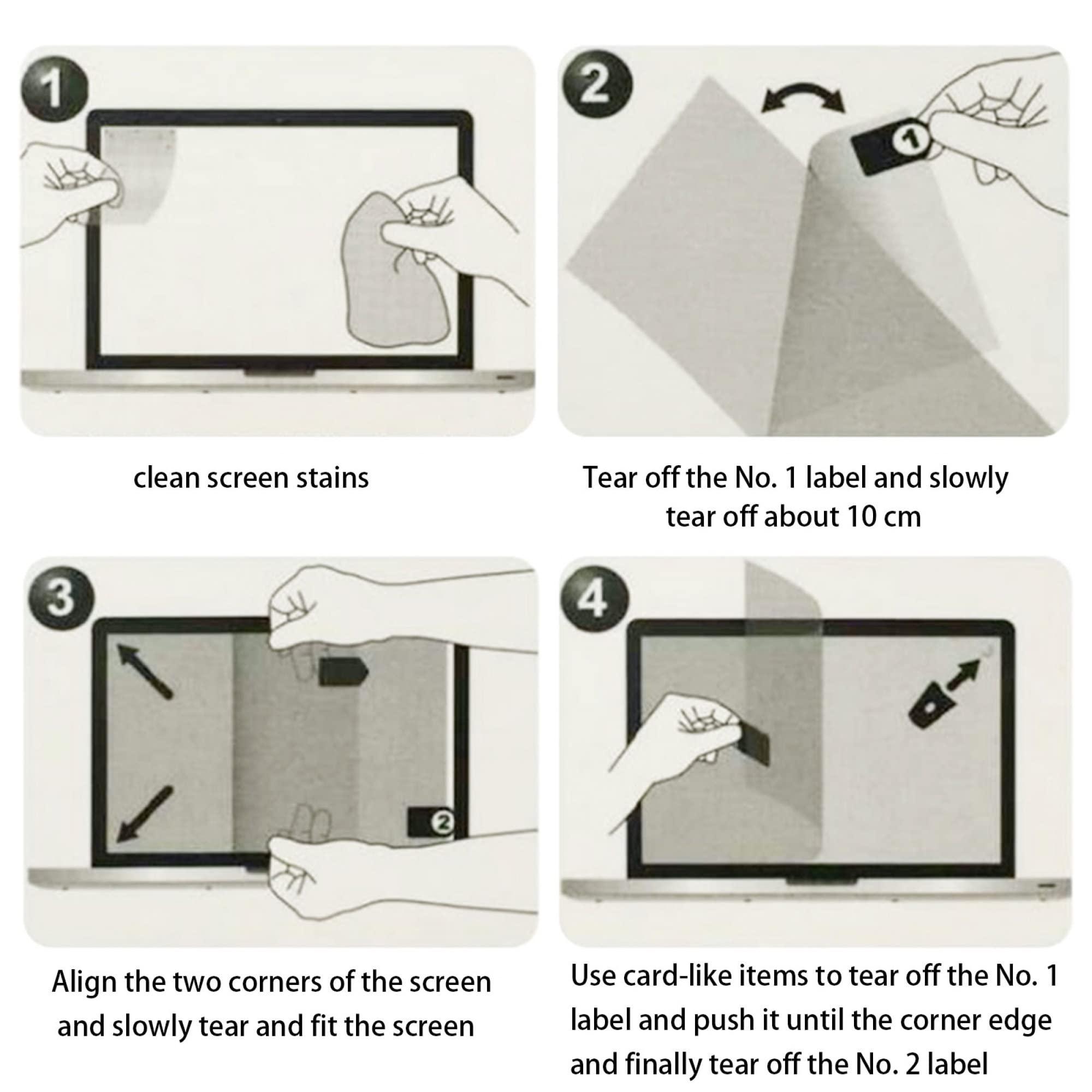 XRRX XRRX Anti Glare TV Film - TV Screen Protector Filter Out Glare Screen Protector, Non-Glare Anti-Scratch No Bubbles for LCD, LED, TCL, Sony, Sharp, Hisense / 60in 1338x756mm