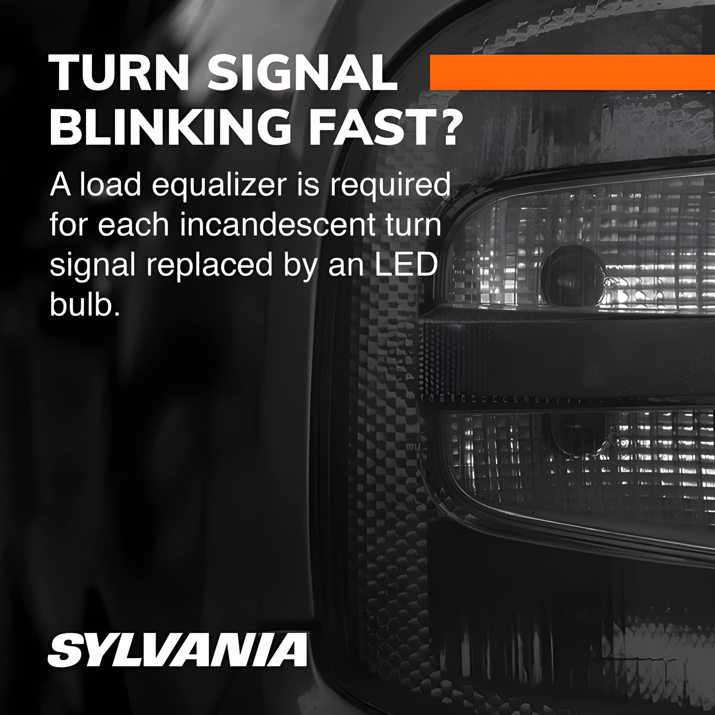 SYLVANIA SYLVANIA - Load Equalizer - Interior Lights Load Equalizer for LED Light Bulbs, Corrects Hyper Flash & Bulb Out Warning (Pack of 2) - 10 Watt (at 12.8V)