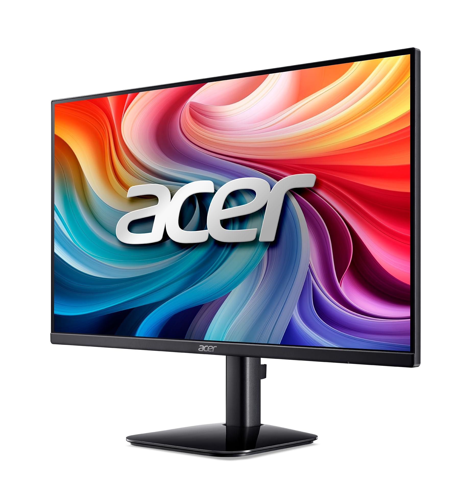 acer Acer KB272 E0bi 27" IPS Full HD (1920 x 1080) Zero-Frame Gaming Office Monitor AMD FreeSync Technology Up to 100Hz Refresh 1ms (VRB) Low Blue Light Tilt HDMI & VGA Ports