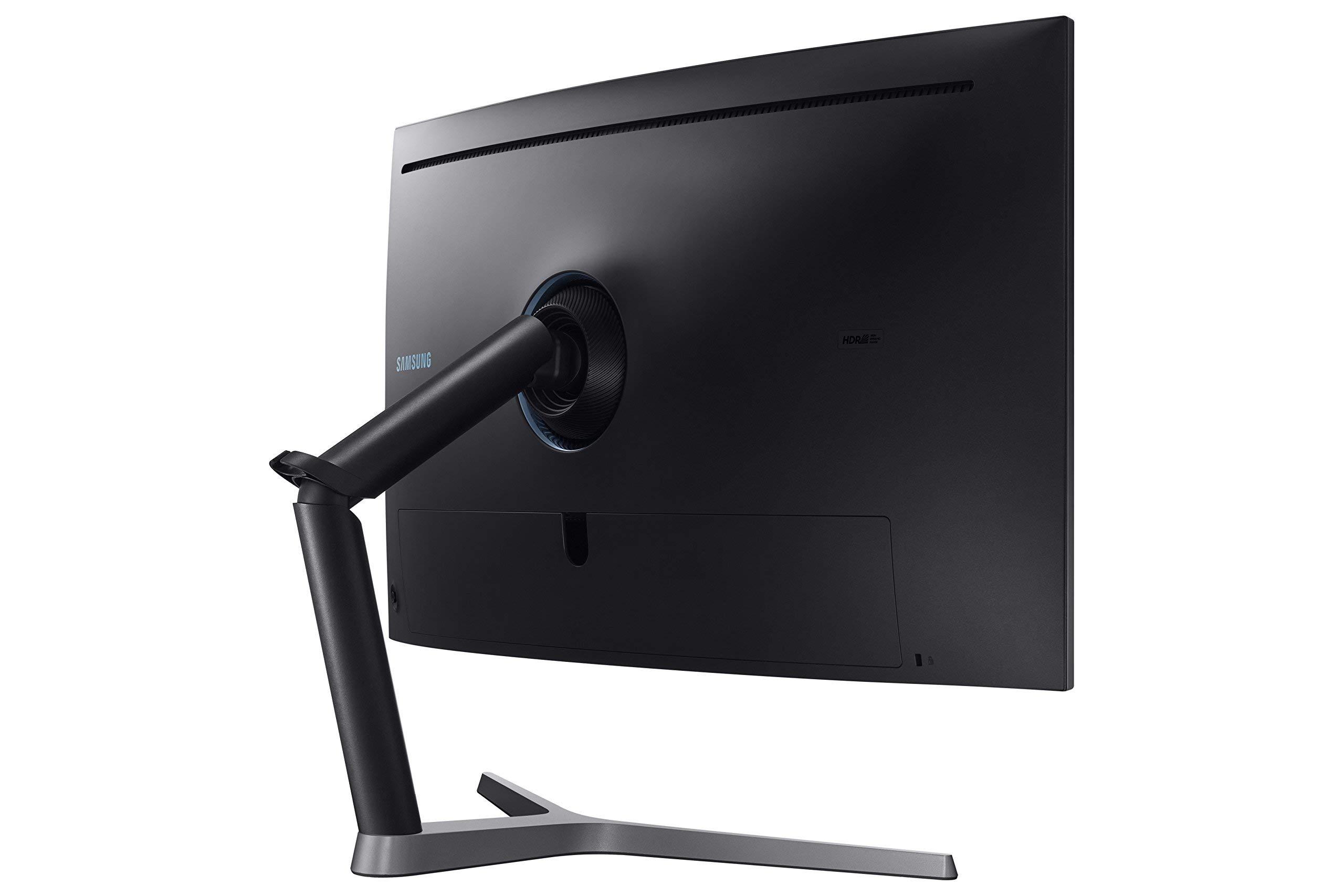 SAMSUNG Samsung C32HG70 32-Inch HDR QLED Curved Gaming Monitor (144Hz / 1ms) Model C32HG70QQN (Renewed)