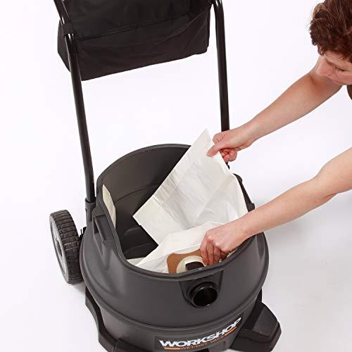 WORKSHOP Wet/Dry Vacs WORKSHOP Wet/Dry Vacs Vacuum WS1400CA High Power Wet/Dry Vacuum Cleaner, 14-Gallon Heavy-Duty Shop Vacuum Cleaner, 6.0 Peak HP Wet and Dry Vacuum with Cart