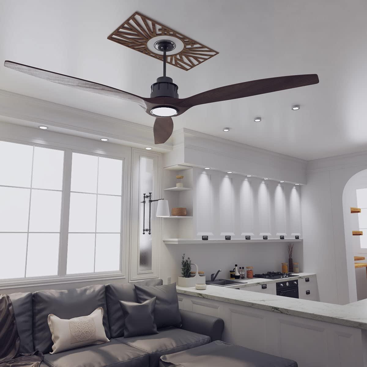 Ekena Millwork Ekena Millwork 38"W x 19"H x 14 1/4"ID x 1/4"T Hoover Wood Fretwork Pierced Ceiling Medallion, Walnut