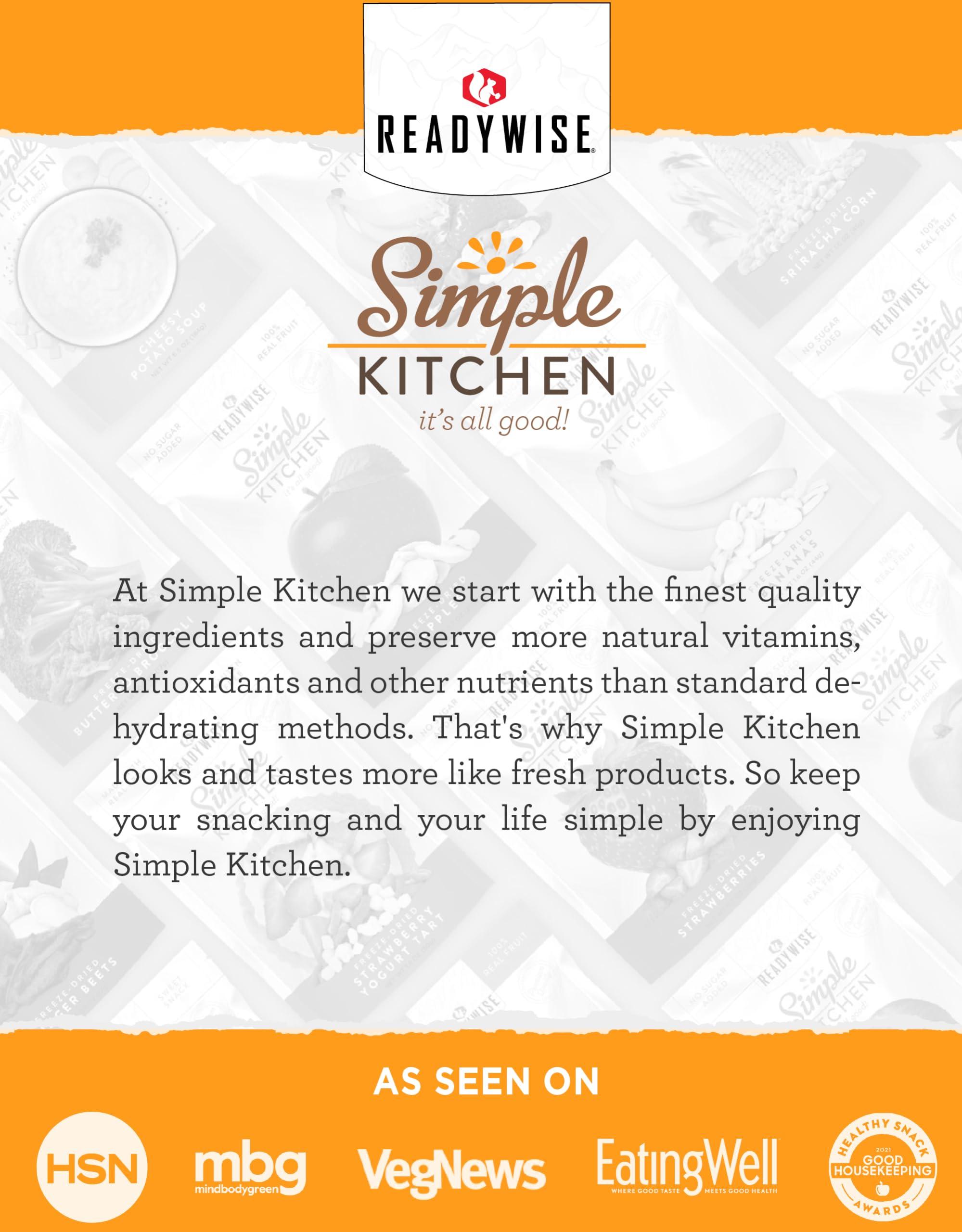 ReadyWise READYWISE - Simple Kitchen, Orange Drink Mix, 86 Servings, Healthy, Powdered Drink Mix, Healthy Drinks, Emergency Food Supply, 10 Can