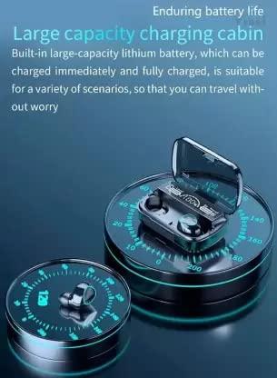 Generic Bhawani Collection TWS M10 BT 5.1 Wireless Bluetooth Headphones Earphones mic High Bass Earbuds Bluetooth Headset (Black, True Wireless)