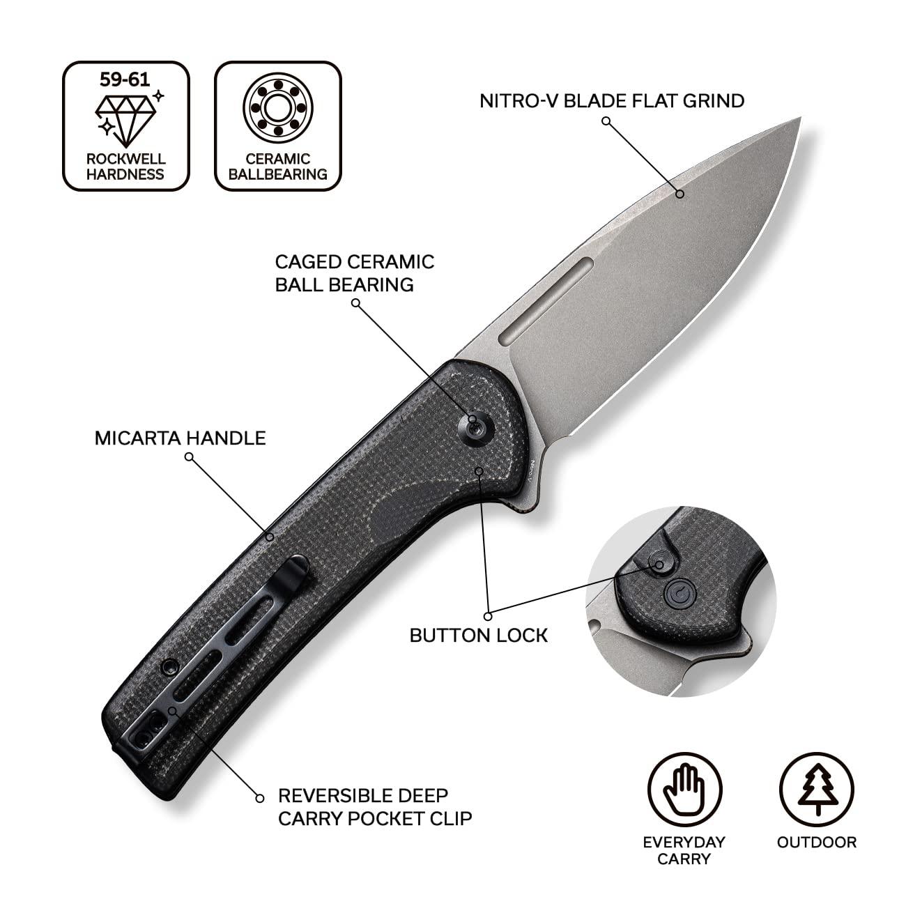 CIVIVI CIVIVI Baby Banter Bundled Conspirator, Great EDC Knife Set