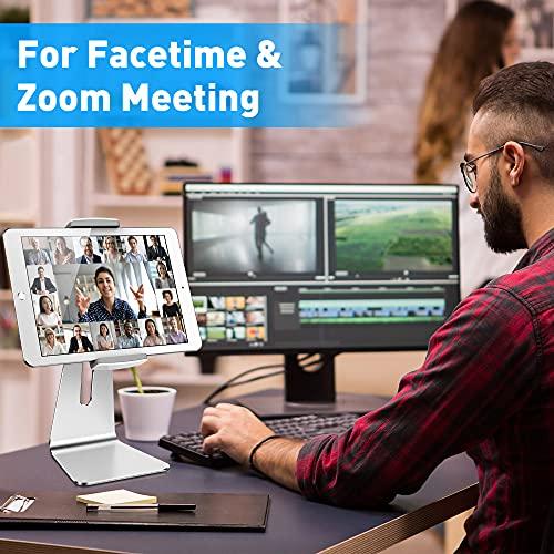 AboveTEK AboveTEK Elegant Tablet Stand, Aluminum iPad Stand Holder, Desktop Kiosk POS Stand for 7-13 inch iPad Pro Air Mini Galaxy Tab Nexus, Tablet Mount for Store Showcase Office Reception Kitchen Countertop