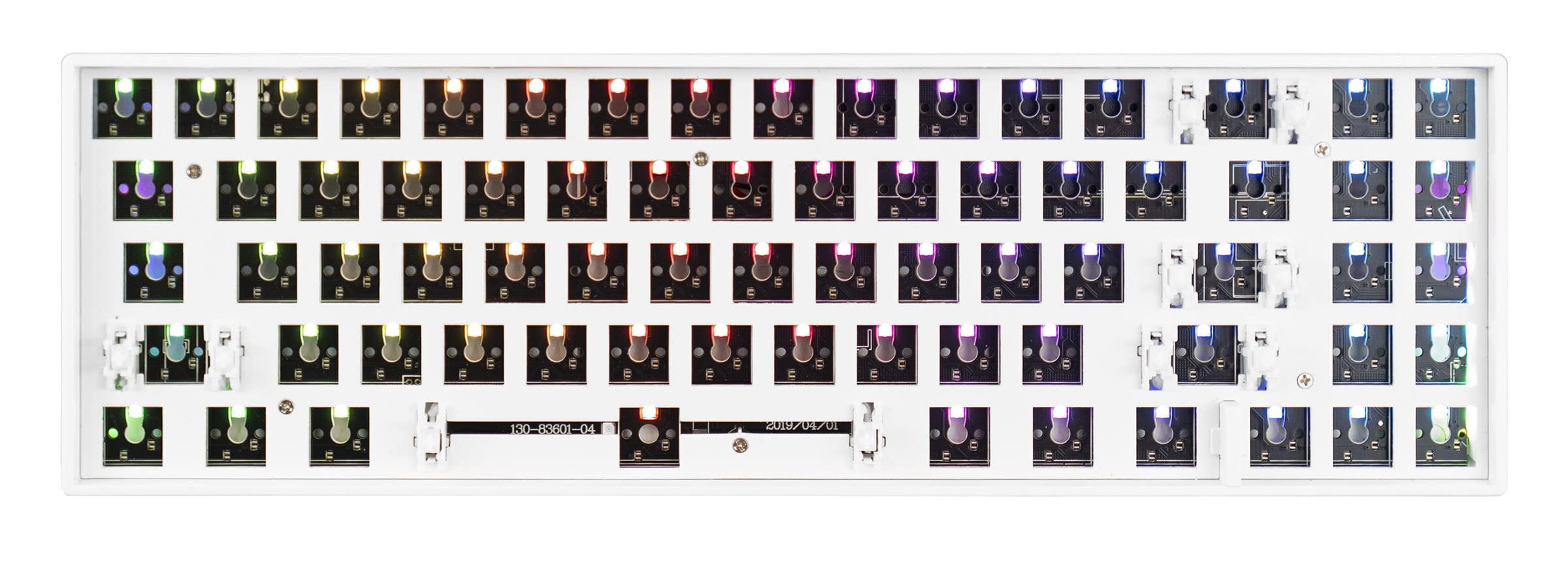 MEKO MEKO Push White Barebones 65% Hotswap Bluetooth RGB Mechanical Keyboard