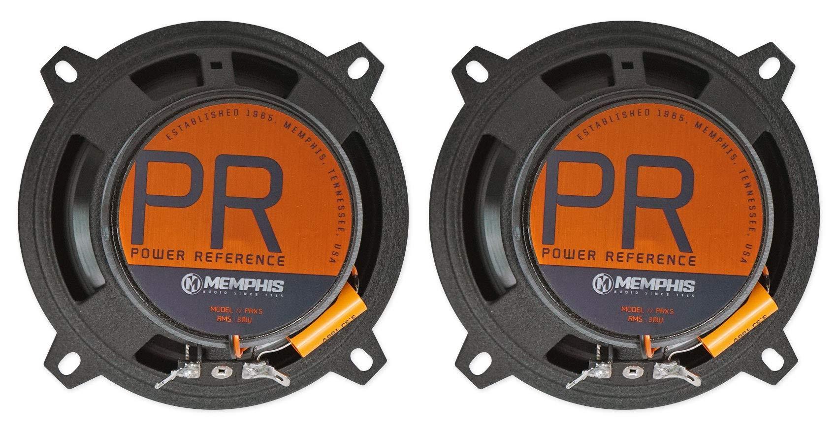 Memphis Memphis (4) Audio PRX5 5.25" 60 Watt 2-Way Car Audio Speakers w/Pivot Tweeters