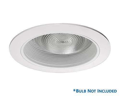 NICOR Lighting NICOR Lighting 6 inch White Recessed Baffle Trim, Fits 6 inch Housings (17510)