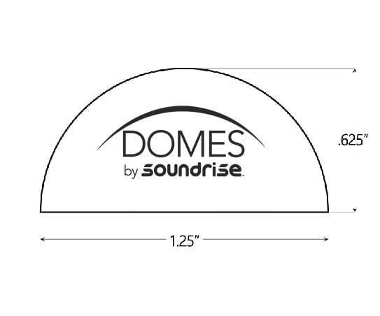 Soundrise Soundrise DOMES Isolation Pads - Sound Dampening & Anti-Vibration Silicone Feet - Audio Isolation Feet for Subwoofers, Speakers & Turntables - Peel & Stick, Durable Class-A Silicone, Non-Slip (8-Pack)