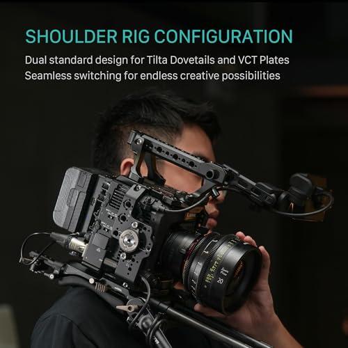 Tilta Tilta Camera Cage Advanced Kit for Canon C400 | Includes Full Cage, Rear Accessory Plate, Top Handle Extension, Shoulder Baseplate & More | Arri Rosette, NATO Rail, 3/8"-16 & 1/4"-20