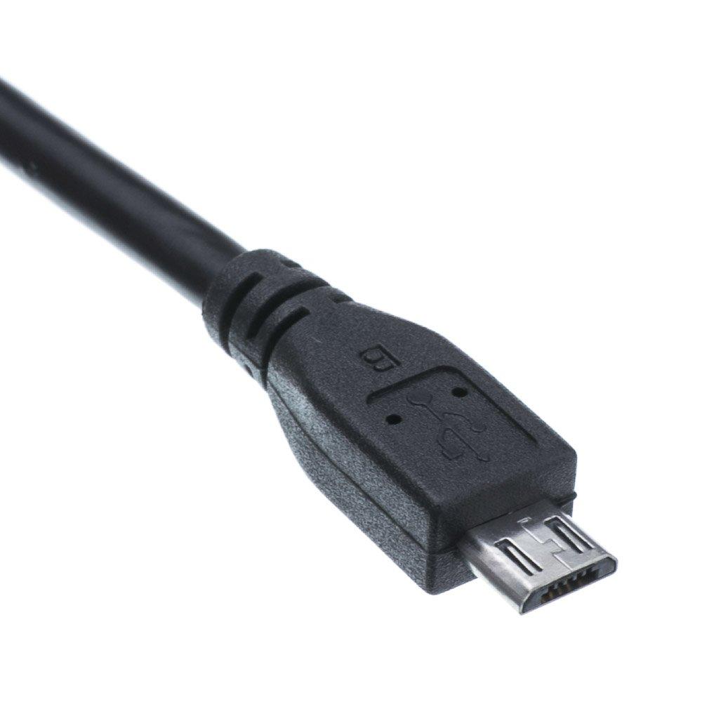 MIZAR CableWholesale Micro USB 2.0 Cable, 3 ft, Black, A Male to Micro B, High Speed USB Cable