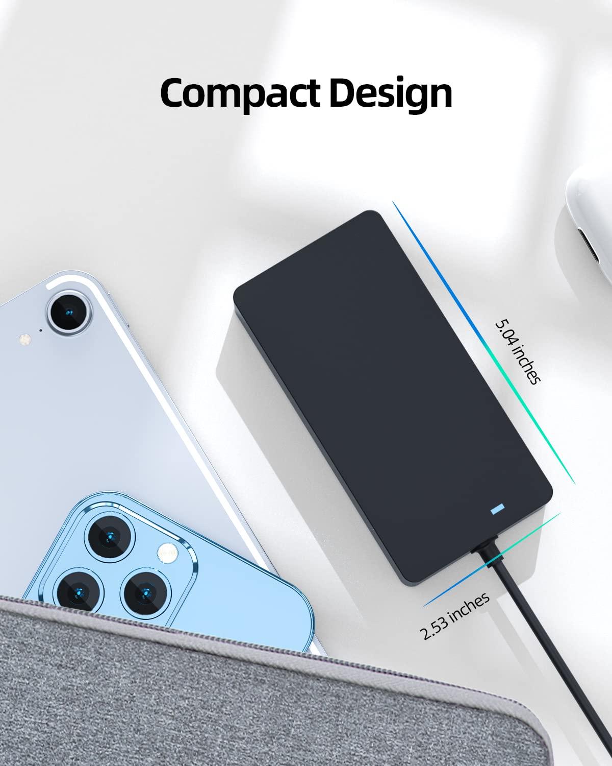 Dexpt 90 Watt AC Adapter Replacement Fit for Dell 90W Laptop Charger USB C - (Compatible with LA90PM170 DA90PM170 DA65NM170)