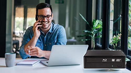 BUFFALO BUFFALO MediaStation Desktop 16x External Blu-ray Writer for PC with USB 3.0. TAA Compliant. Plays and Burns Blu-Rays, DVDs, and CDs.