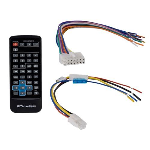 iRV Technologies iRV Technology iRV32V2 AM/FM/CD/DVD/MP3/MP4/HDMI in&out w/ ARC/Digital 2.1/Surround Sound/Bluetooth/CEC/NFC,3 Zones Wall Mount RV Radio Stereo w/ APP Control, USB using 5V charging both Android&Apple