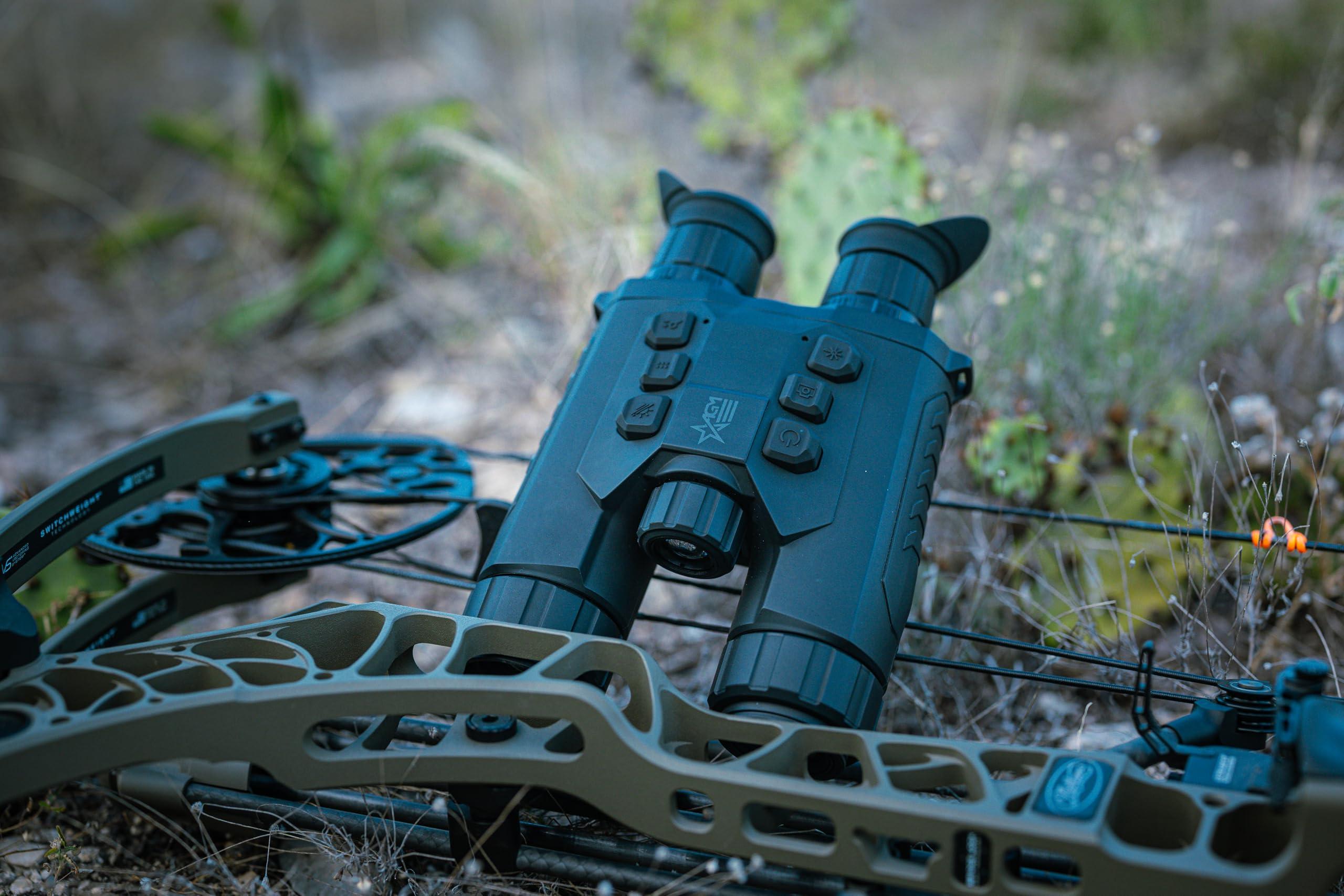 AGM Global Vision AGM Global Vision ObservIR LRF 25-256 Fusion Thermal Imaging & CMOS Binocular with Built-in Laser Range Finder, 12 Micron 256x192 (25 Hz), 4K, 25 mm Lens.