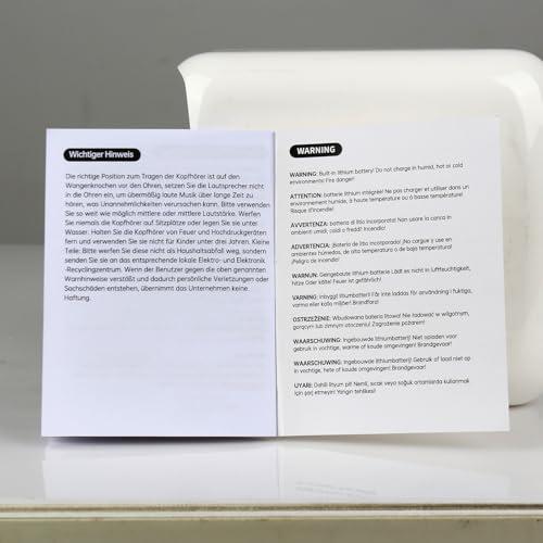 Ortizan Ortizan Bluetooth Speakers, 40W Loud Sound, Wireless Stereo, IPX7 Waterproof, Extra Bass, LED Light, BT5.3, Portable Compact Speaker for Shower/Outdoor/Beach/Home, Gifts for Adult, Navy