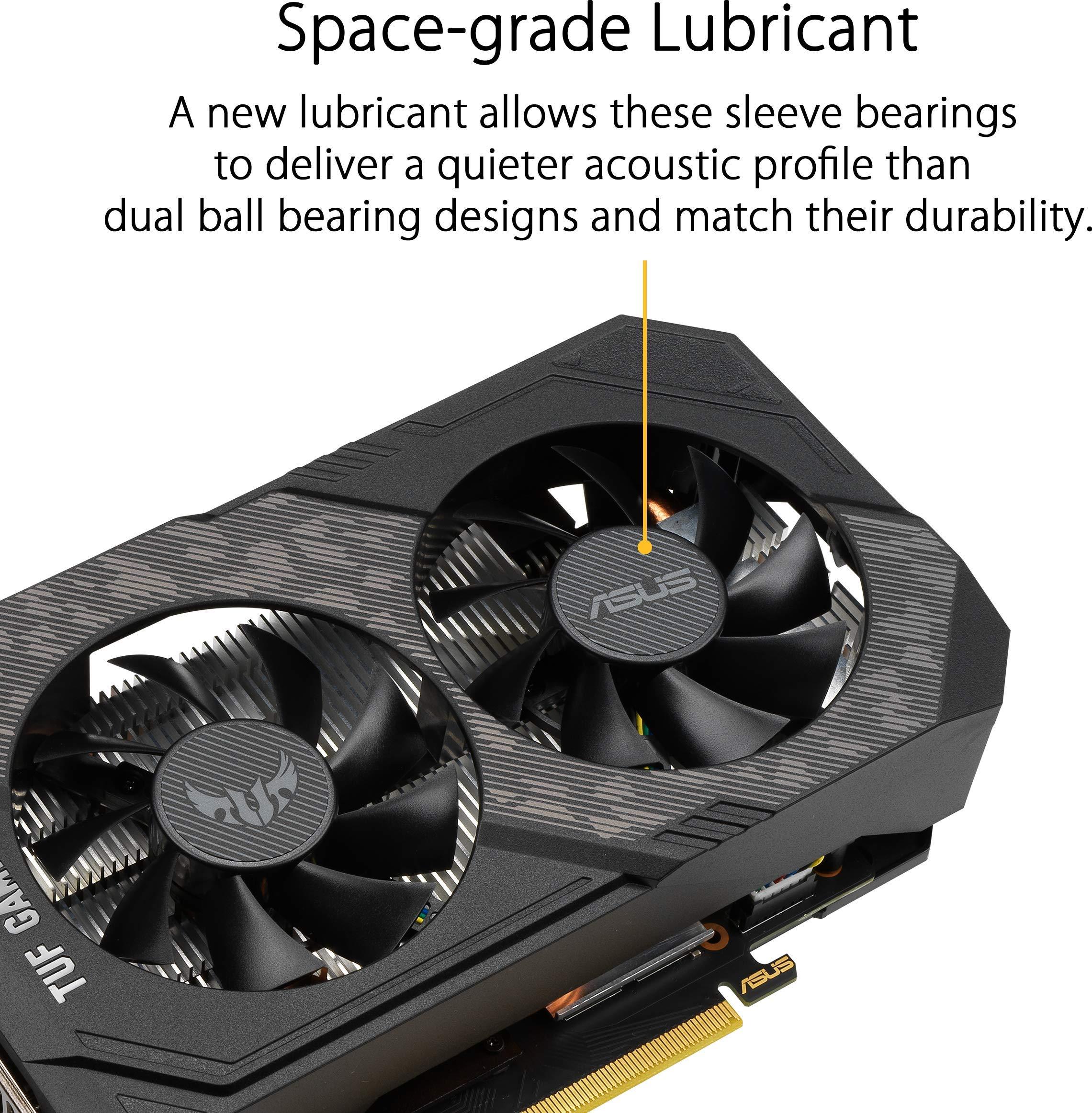 ASUS ASUS TUF Gaming GeForce GTX 1650 Super 4GB Edition HDMI DP DVI Gaming Graphics Card (TUF-GTX1650S-4G-GAMING)