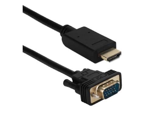QVS QVS XHDV-03 3FT HDMI to VGA Video Converter Cable