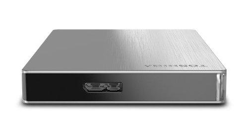 Toshiba Toshiba Canvio Slim II 1TB Portable External Hard Drive, Silver (HDTD210XS3E1)