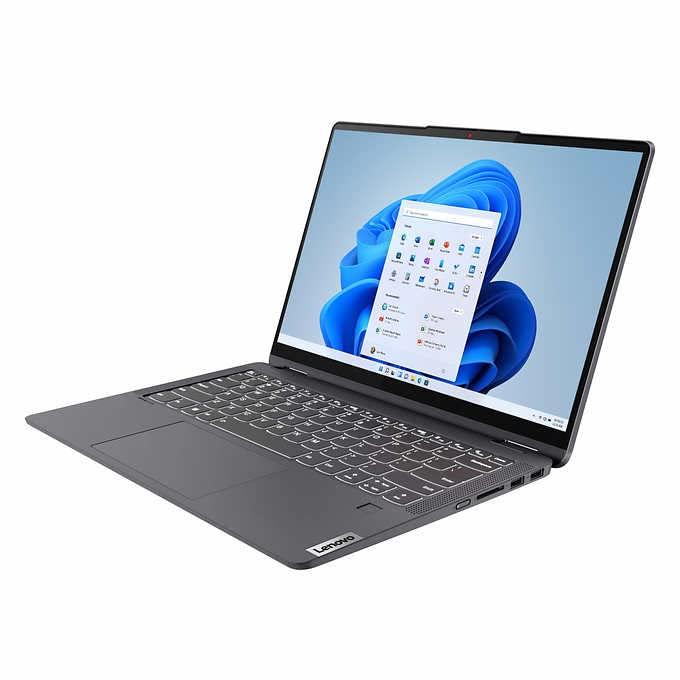 Lenovo Lenovo Flex 5 14" 2-in-1 Touchscreen Laptop - AMD Ryzen 7 5700U - 16:10 2K QHD (2240 x 1400) 100% sRGB Display - 16GB RAM - 512GB PCIe SSD - Type-C - Fingerprint - Wi-Fi 6 Win 11- w/HDMI Cable