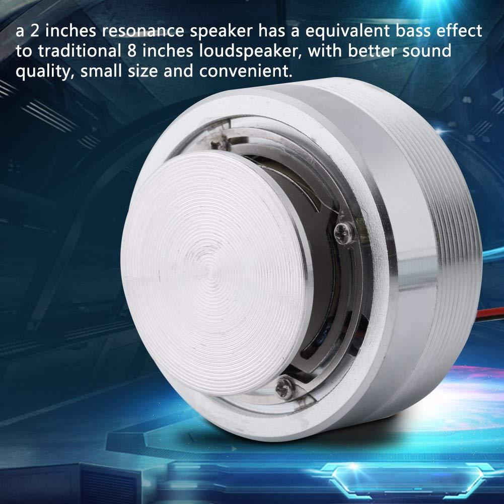 Walfront Walfront 50MM Resonance Speaker Vibration Resonance Speaker Vibrating Speaker Speaker 2Inch All Frequency Resonance Louder Speaker Exciter Speaker(4 25W)