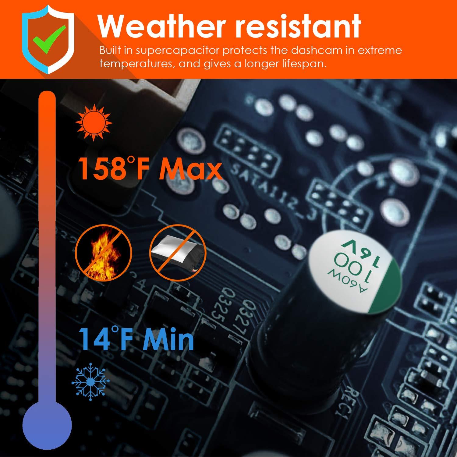 VANTRUE Bundle: Vantrue N4 Three Channel Dash Cam + Vantrue 256GB microSD Card + Type C USB Port Hardwire Kit Vantrue N4 3 Channel 4K Dash Cam, 4K+1080P Front and Rear, 1440P+1440P Front and Inside