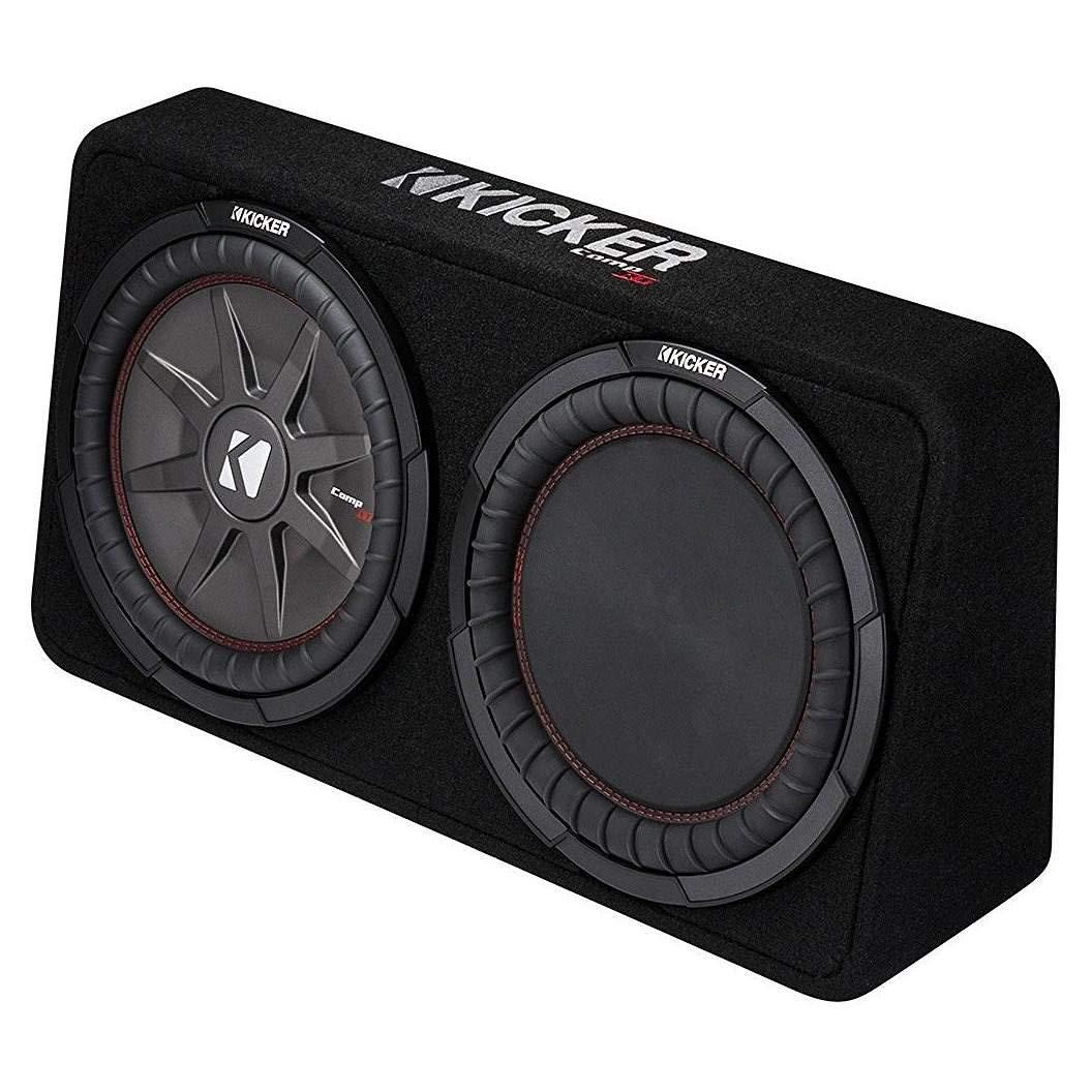KICKER Kicker 43TCWRT122 CompRT12 12-inch Subwoofer in Thin Profile Enclosure, 2-Ohm, 500W