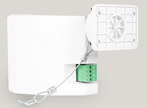 Rockville Rockville 6-Zone Amp+12 3.5" White Cube+12 Wall Restaurant/Bar/Cafe Speakers