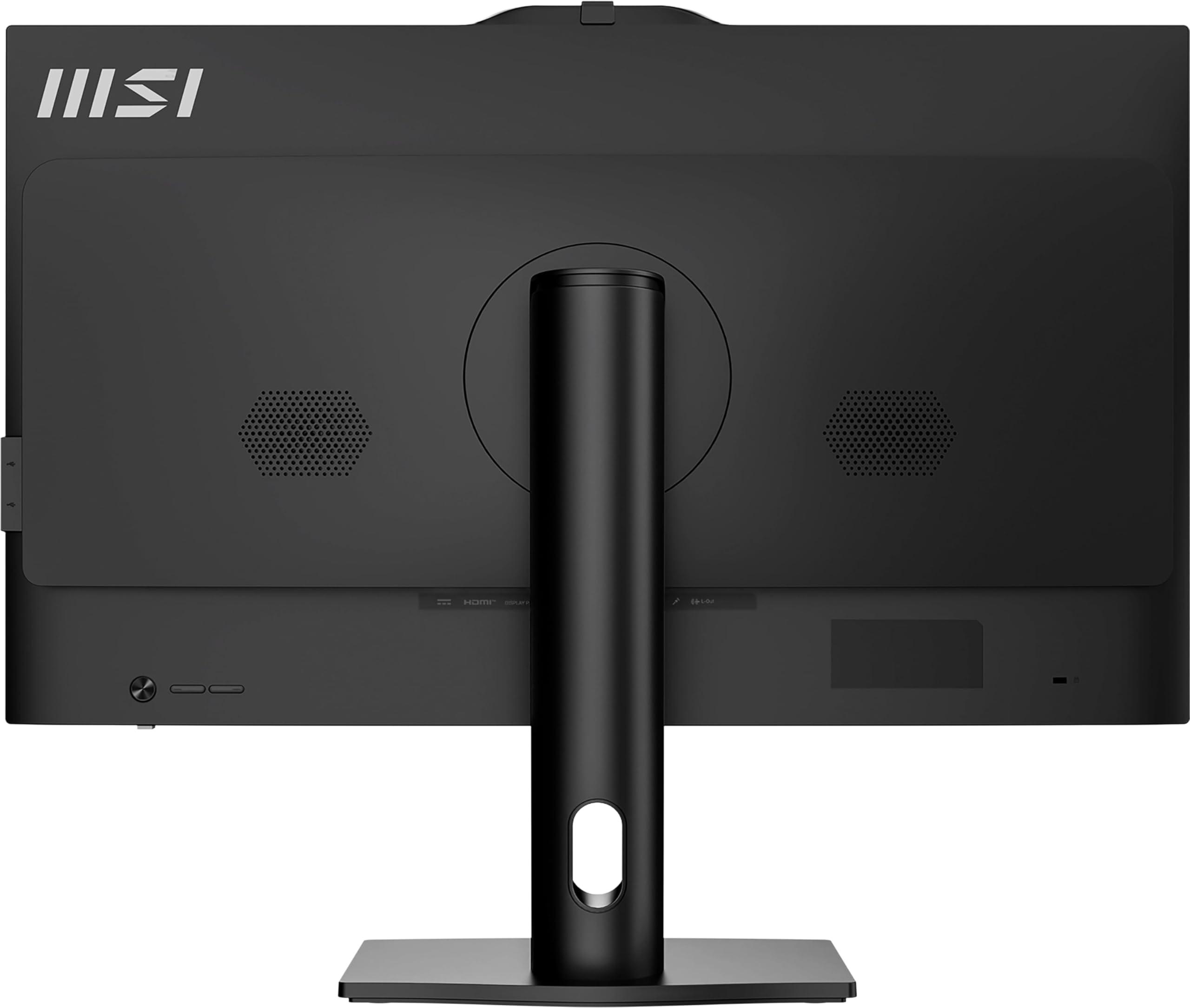 MSI MSI Modern AM272P AIO Desktop: 27\" FHD, Intel Core 7-150U, 32GB Memory, 1TB M.2 NVMe SSD, WiFi 6E, BT 5.3, Windows 11 Home: Black 1M-819US