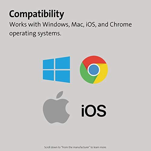 Kensington Kensington Multi-Device Dual Wireless Compact Keyboard - Black (K75502US)