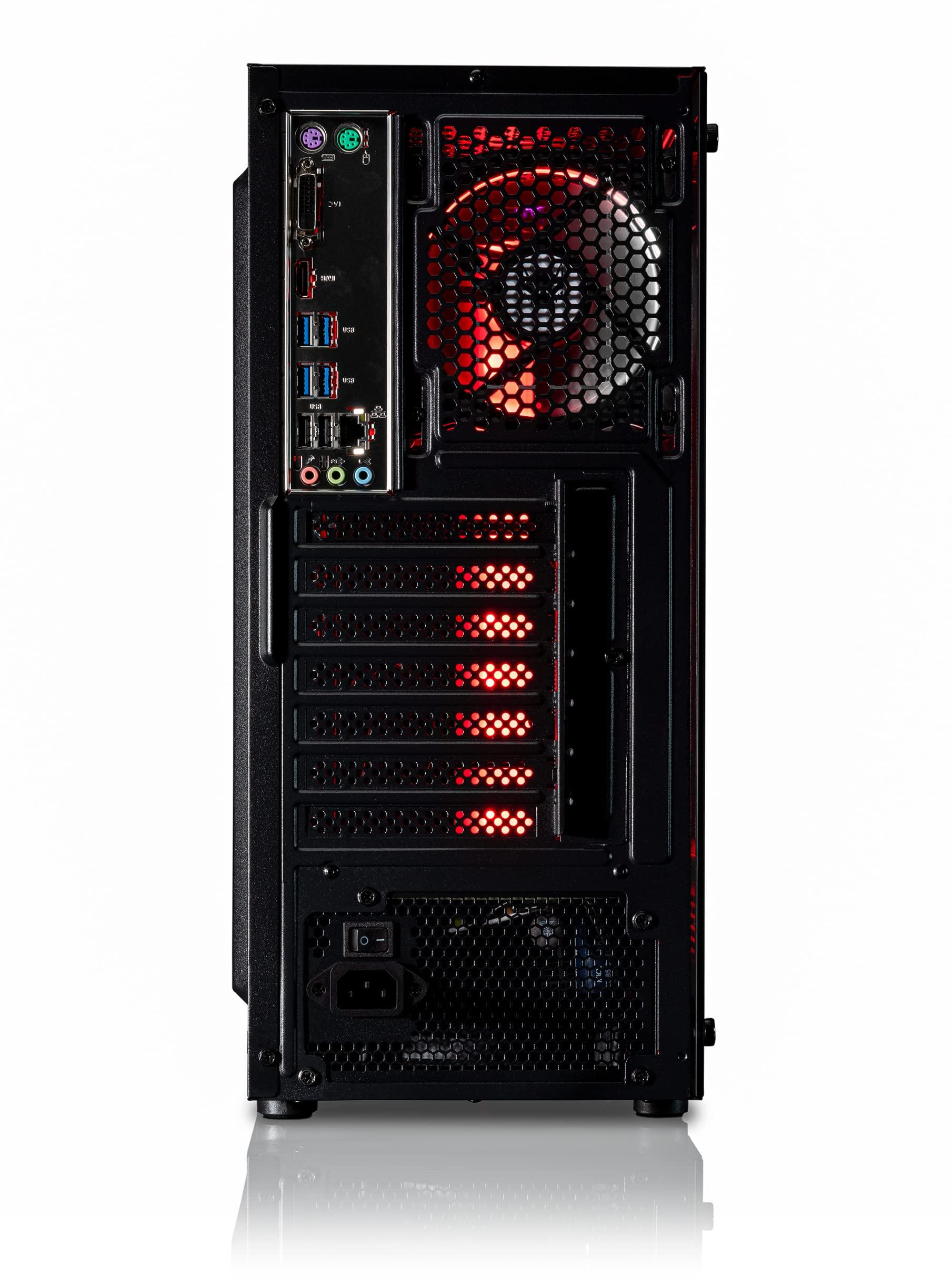 BEASTCOM BEASTCOM Q3 Essential Gaming, Gaming PC, AMD Ryzen 5 6X 4.20GHz 12 Threads, 4K Vega Radeon Graphics, 32GB RAM, 1TB SSD, HDMI, USB 3.2, WiFi, Windows 11 Pro