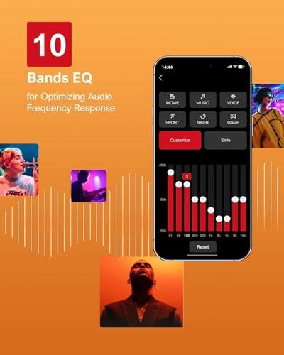 ULTIMEA ULTIMEA 2.1ch Mini Sound Bar for TV, Built-in Subwoofer, APP Control, Peak Power 120W, All-in-one PC Sound bar for Game, Bluetooth 5.3 TV Sound Bar Speakers, Opt/AUX/Wall Mount, Solo B30 Pro