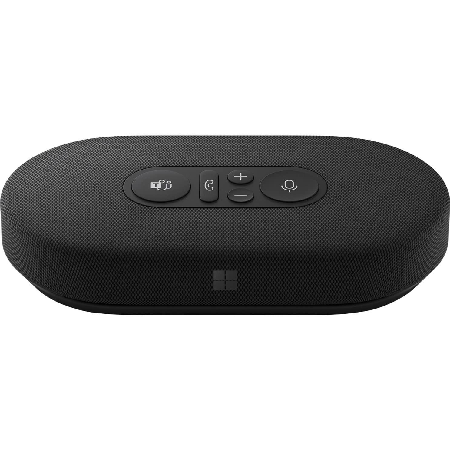 Microsoft Microsoft Modern USB-C Speaker, Certified for Microsoft Teams, 2- Way Compact Stereo Speaker, Call Controls, Noise Reducing Microphone. Wired USB-C Connection,Black