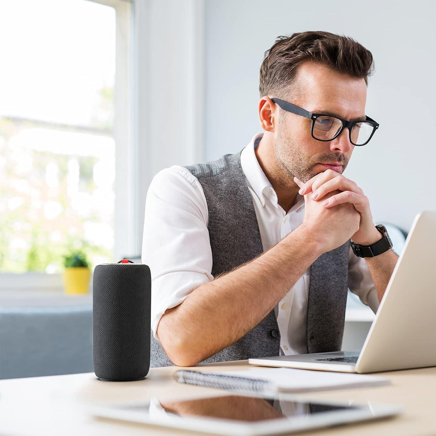 Monster Monster S310 Upgraded Bluetooth Speaker, Portable Bluetooth Speaker, 30W True Wireless Stereo Pairing Deliver Dynamic Sound, IPX6 Waterproof, Bluetooth 5.2 Built-in Mic, 24H,for Family Outdoor Black