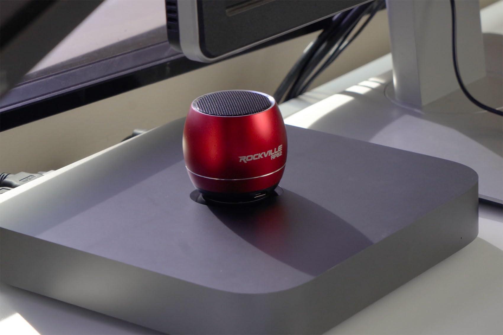 Rockville Rockville RPB2-RED Handheld Portable Bluetooth Speaker Great Sound+Wireless Link