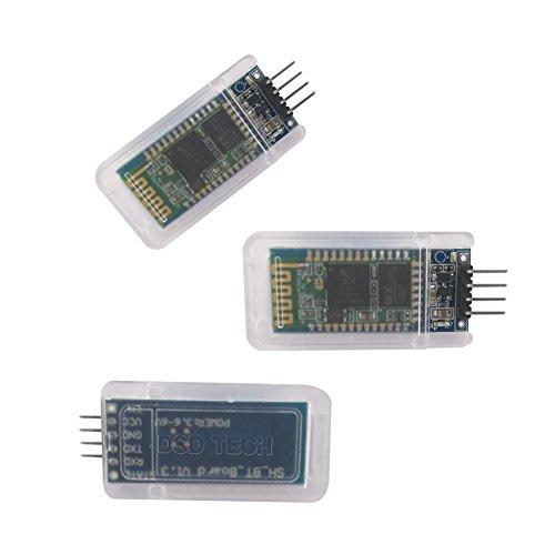 DSD TECH DSD TECH HC-06 Wireless Bluetooth Serial Transceiver Support Module Slave and Master Mode for Arduino + 4PIN Dupont Cable