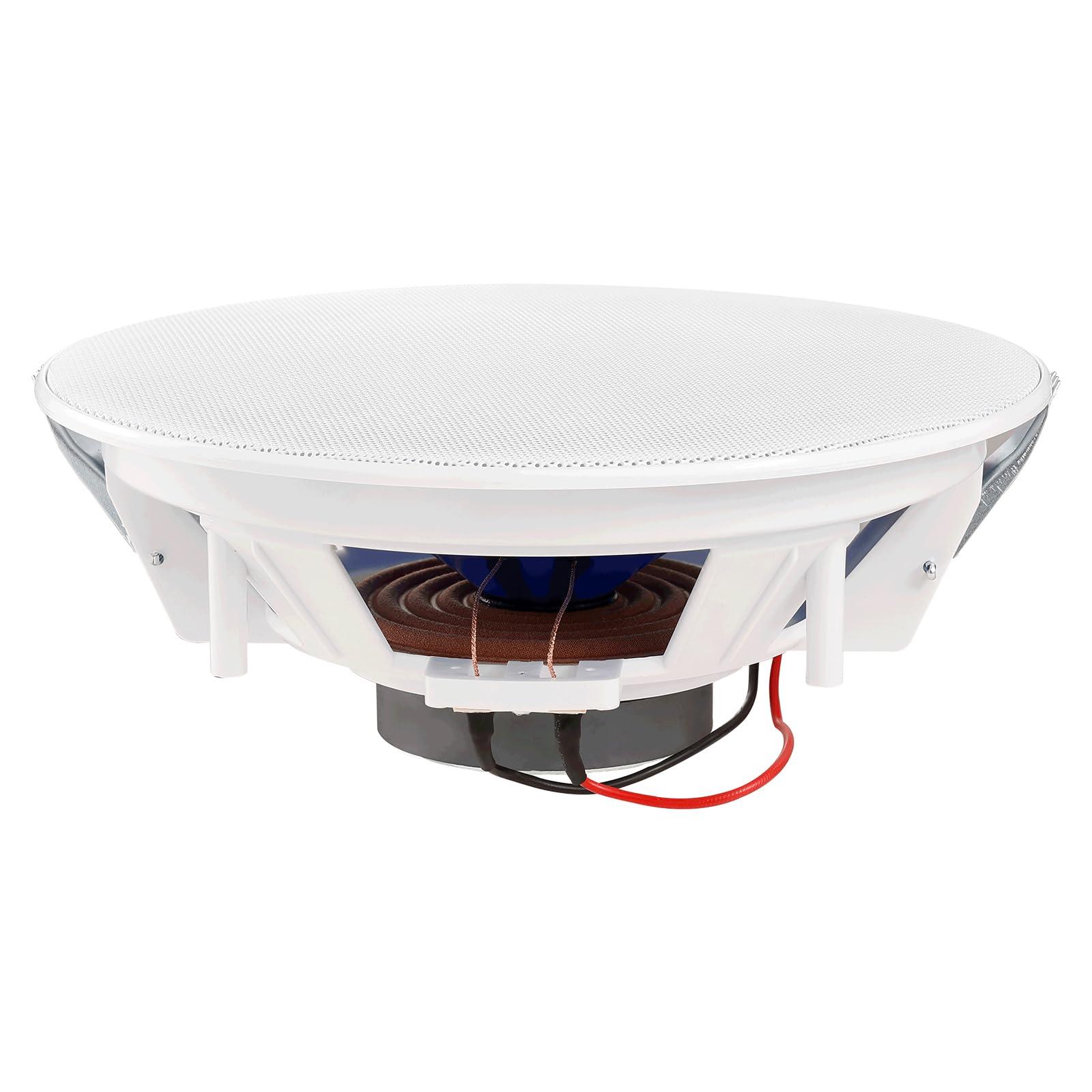 VEVOR VEVOR 2 PCs 8 Inch in Ceiling Speakers, 100W Flush Mount Ceiling & in-Wall Speakers System with 8" Woofer,1" Tweeter, for Home Kitchen Living Room Bedroom or Covered Outdoor Porches