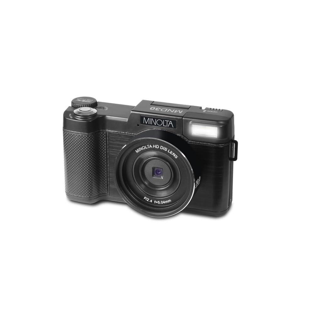 Minolta Minolta MND30 30 MP / 2.7K Ultra HD Digital Camera (Black)