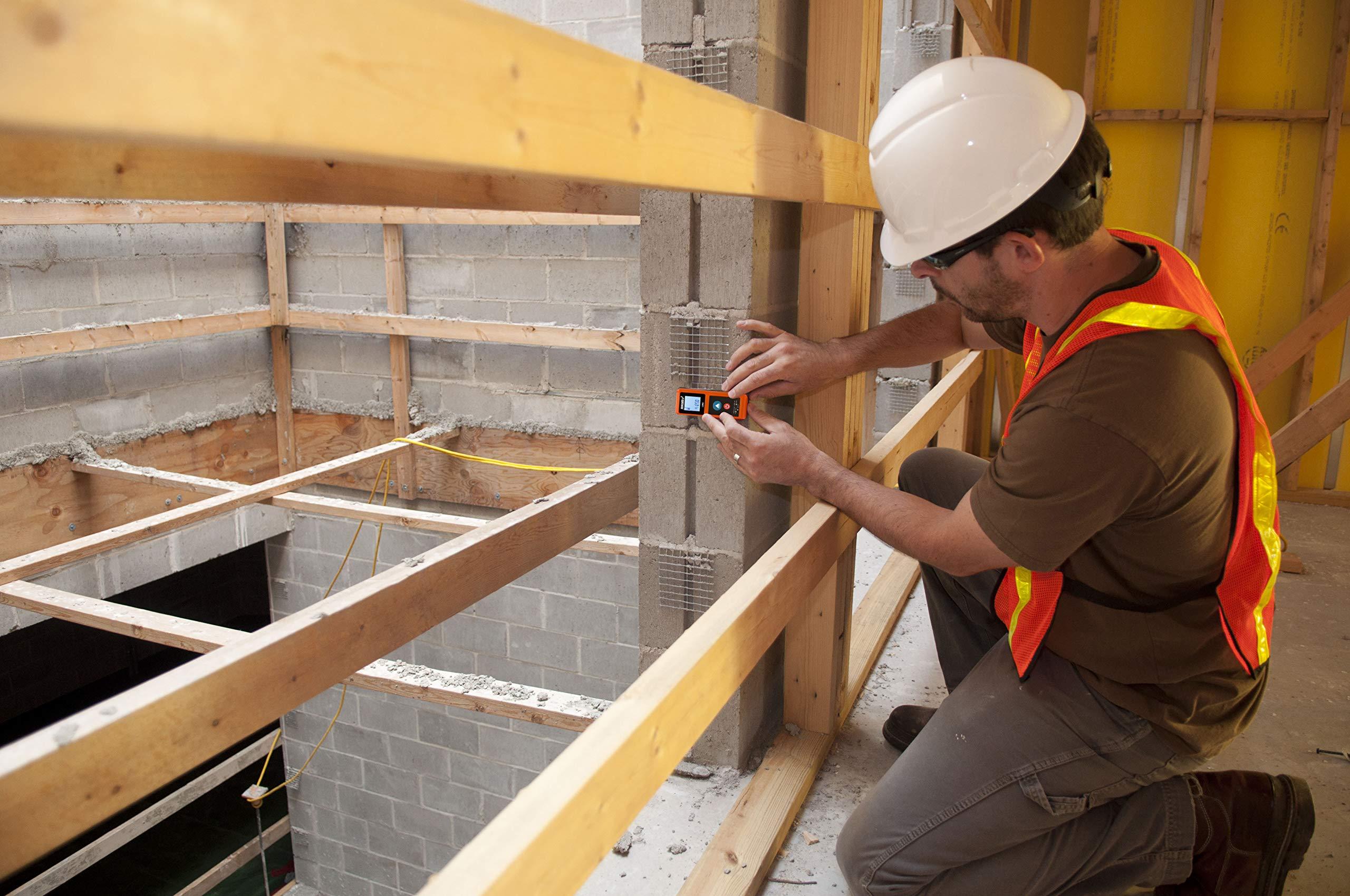 Johnson Johnson Level & Tool LDM85 Laser Distance Meter, 85\', Orange, 1 Laser Distance Meter